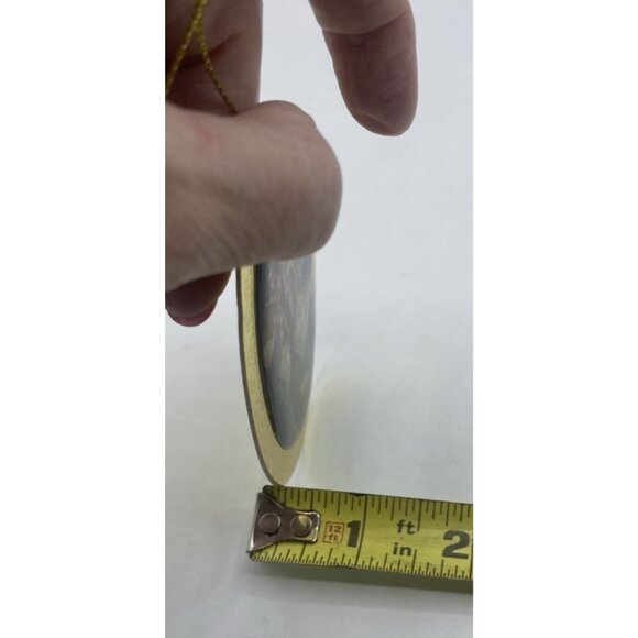 Vintage Christmas Ornament Lot 5 Victorian Teddy Bear Nativity Kitty Polar Bear - Picture 6 of 11